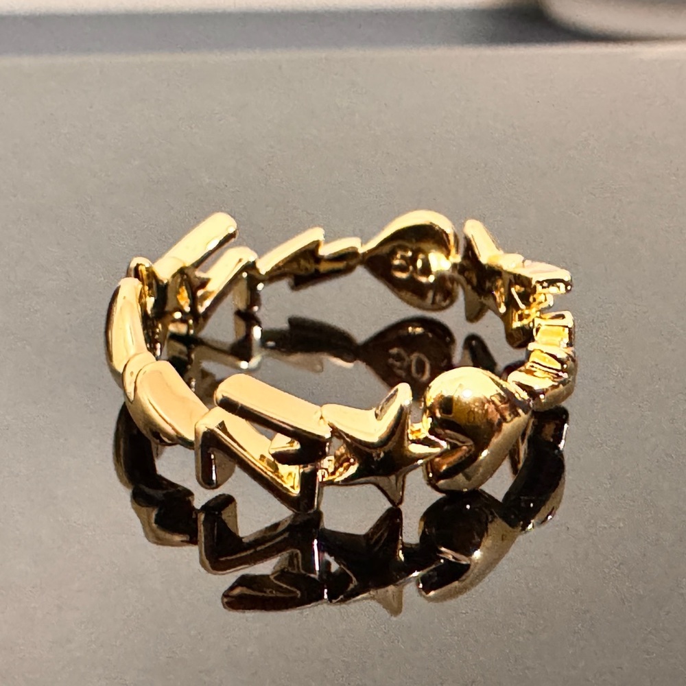 ZADIG & VOLTAIRE logo ring NWOT